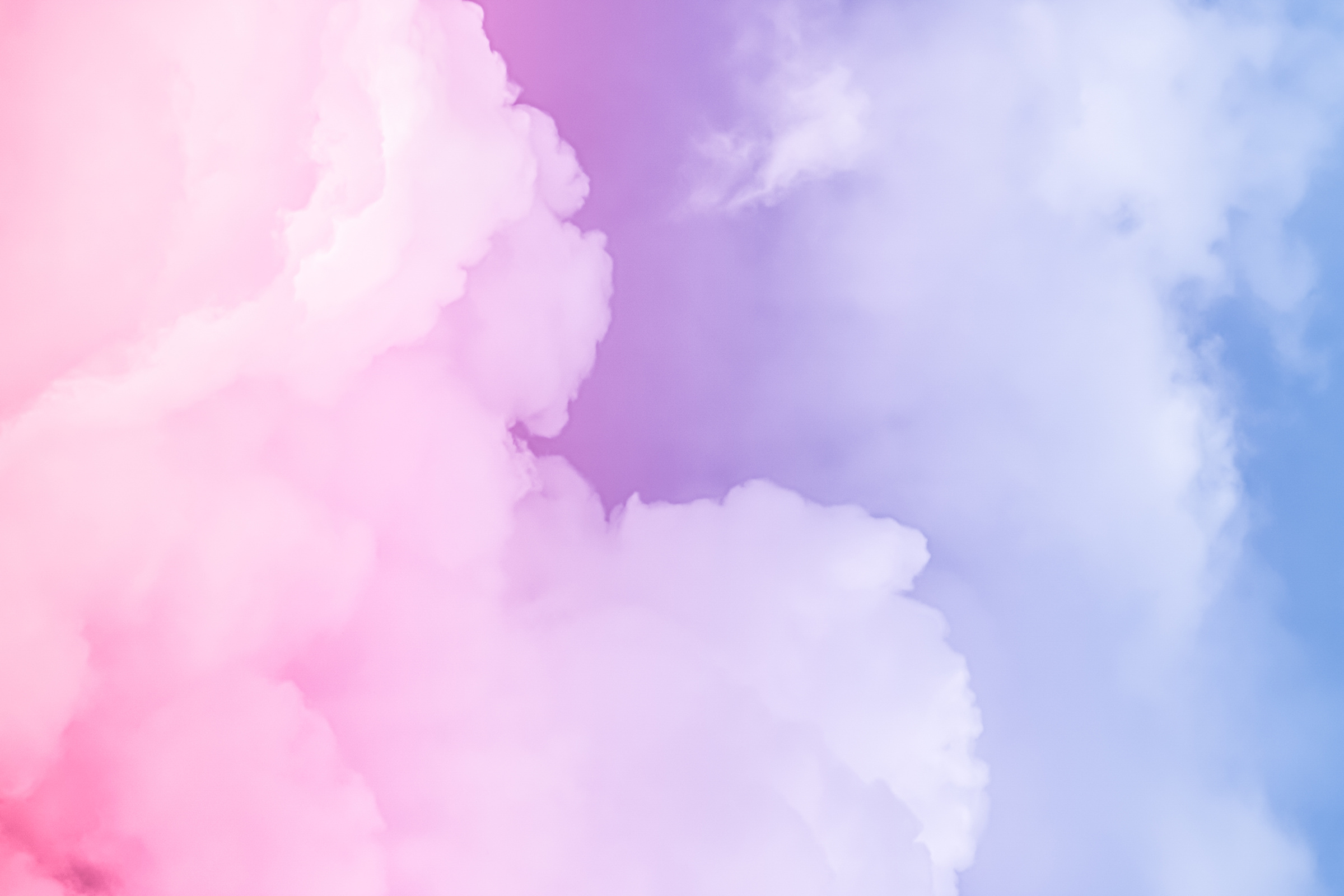 Fantasy Pink and Blue Sky, Spiritual and Nature Background