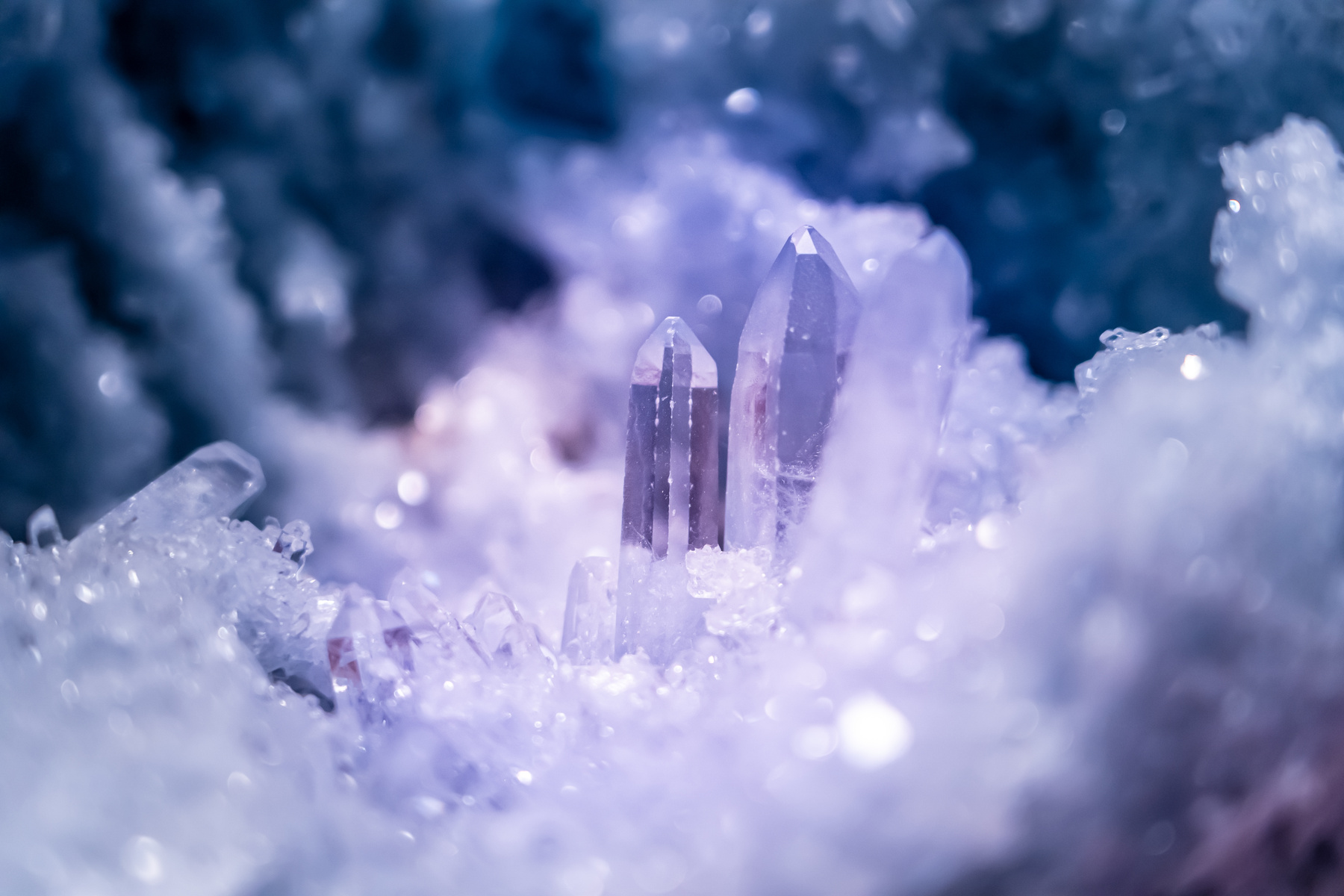 Beautiful purple crystal