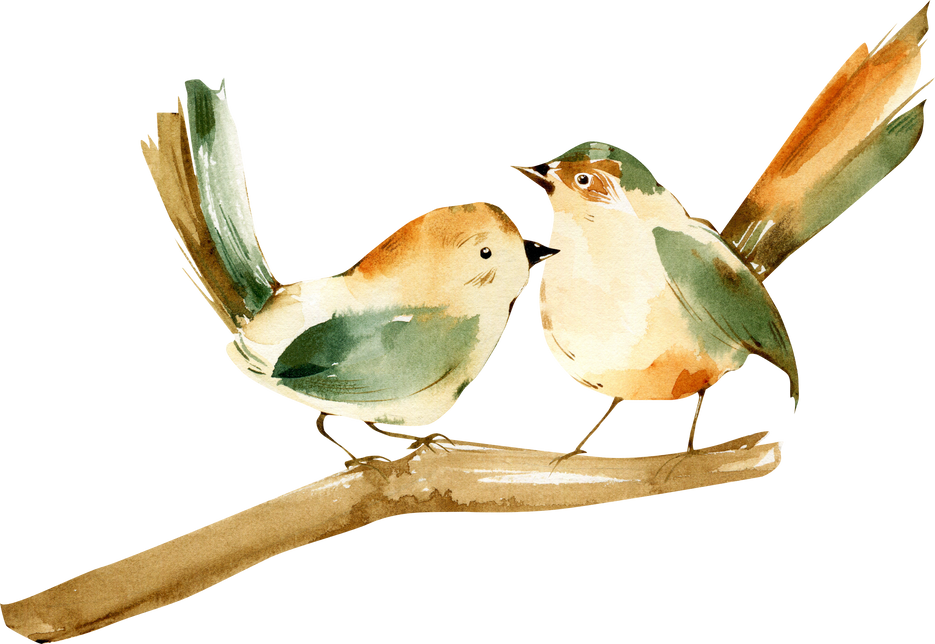 watercolor birds